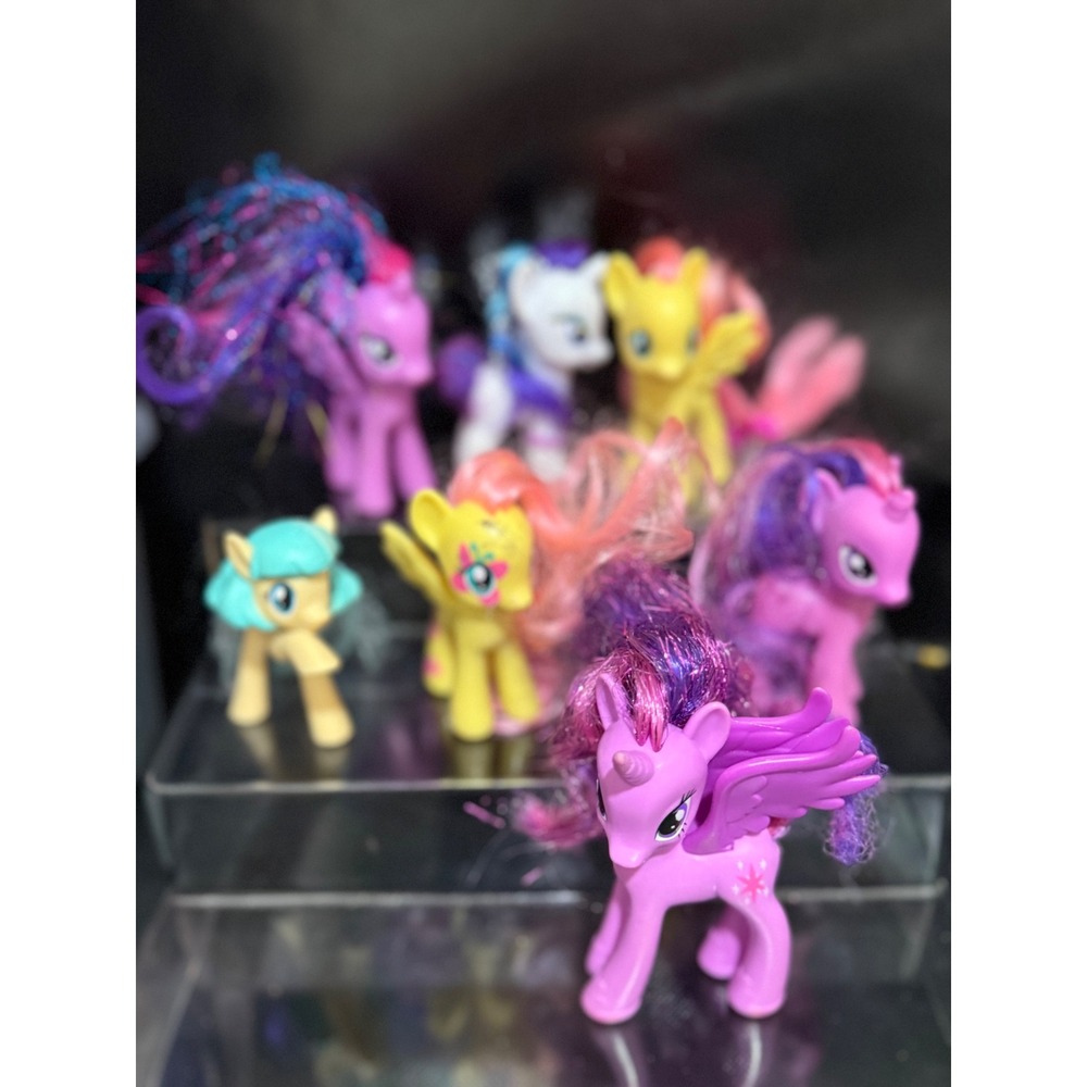 My Little Pony 2010 hasbro Mini Figures Lot Collection Toy Figures Set 7 Pieces